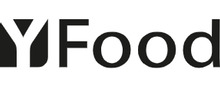 YFood Logotipo para artículos de dieta y productos buenos para la salud