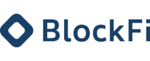 BlockFi Logotipo para artículos de compañías financieras y productos