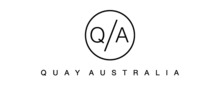 Quay Australia Logotipo para artículos de compras online para Las mejores opiniones de Moda y Complementos productos