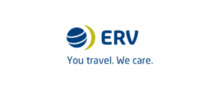 ERV Seguros de Viaje Logotipo para artículos de compañías de seguros, paquetes y servicios