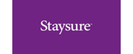 Staysure Logotipo para artículos de compañías de seguros, paquetes y servicios