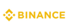 Binance Logotipo para artículos de compañías financieras y productos