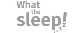 What the Sleep Logotipo para artículos de compras online para Artículos del Hogar productos
