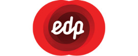 EDP Energía Logotipo para artículos de compañías proveedoras de energía, productos y servicios