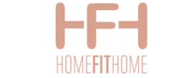 Home Fit Home Logotipo para artículos de dieta y productos buenos para la salud