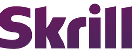 Skrill Logotipo para artículos de compañías financieras y productos