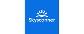 Skyscanner Logotipos para artículos de agencias de viaje y experiencias vacacionales