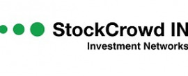 StockCrowd IN Logotipo para artículos de compañías financieras y productos