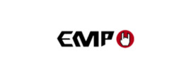 EMP Logotipo para artículos de compras online para Opiniones sobre comprar merchandising online productos