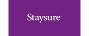 Staysure Logotipo para artículos de compañías de seguros, paquetes y servicios