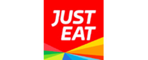 JUST EAT Logotipo para productos de comida y bebida