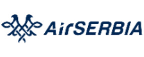 Air Serbia Logotipos para artículos de agencias de viaje y experiencias vacacionales