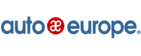 AutoEurope Logotipo para artículos de alquileres de coches y otros servicios