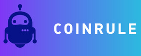 Coinrule Logotipo para artículos de compañías financieras y productos