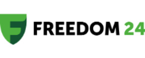 Freedom 24 Logotipo para artículos de compañías financieras y productos