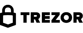 Trezor Logotipo para artículos de compañías financieras y productos