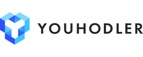 YouHodler Logotipo para artículos de compañías financieras y productos