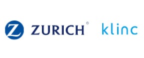 Zurich Klinc Logotipo para artículos de compañías de seguros, paquetes y servicios