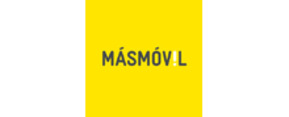 MasMovil Fibra Logotipo para artículos de productos de telecomunicación y servicios