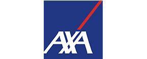 Axa Seguros Logotipo para artículos de compañías de seguros, paquetes y servicios